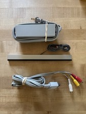 Original OEM Nintendo Brand Wii Power Cord, AV Cable, Sensor bar Bundle - TESTED picture