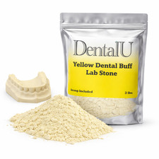 1 - 5 LBS Dental Gypsum Buff Stone Dental Labs - All Purpose Type III - Scoop picture