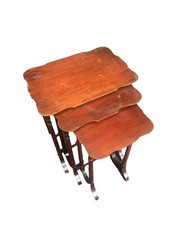Antique Victorian Nest Of Three 3 Tables, Side Tables picture