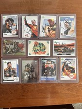 Parkside INDYCAR Cards Pato Oward 11 Card Lot Autographed picture