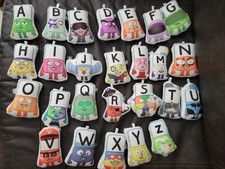 Rare Alphablocks Plushies 26 Letters A-Z, ABC Plushies, Alphabet Learning Toys picture