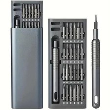 25 in 1 mini screwdriver set, flat head and cross shaped small screwdrivers, sui picture
