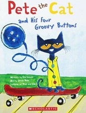 Pete the Cat and His Four Groovy Buttons - Paperback By Eric Litwin - GOOD picture