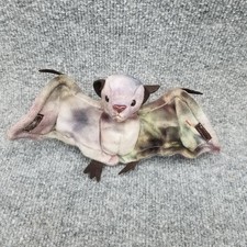 Ty Beanie Baby Batty the Ty-dye Bat - MWMT picture