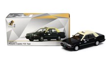 New Tiny City SG25 Nissan Cedric Y31 Taxi Black & Yellow Diecast Car -US Seller picture