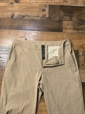Lululemon ABC Slim Fit Trouser Mens 34 Beige Woven Air Lightweight Work Preppy picture