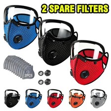 Reusable Carbon Filter Dust Mask with Adjustable Goggles, With 5-Layer Filter ++ picture