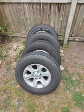 Set of 4 Toyota OEM 17” Wheels/Rims with Dunlop Grandtrek AT20 Tires picture