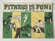 Vintage Diet-Rite Cola Fitness is Fun Booklet LBJ Physical Fitness Council 1960s picture
