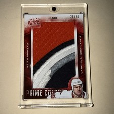 2013-14 Panini Prime Colors Keith Primeau Multi-color Logo Patch 29/61 picture