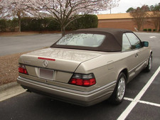 For 1992-95 Mercedes Benz W124 E320 300CE Convertible Soft Top, Brown Stayfast picture