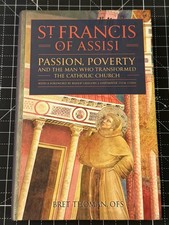 St Francis of Assisi Bret Thoman SIGNED Passion Poverty Catholic Church 2016 picture