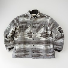 Jachs NY Mens 2XL Aztec Southwest Sherpa Lined Wool Blend Shirt Jacket Shacket picture