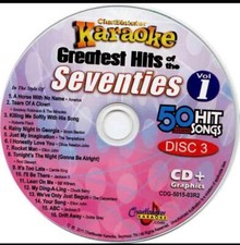 CHARTBUSTER SEVENTIES HITS KARAOKE CDG DISC MUSIC CD 5015-03 1970s oldies rock  picture
