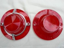 Pair 1962 Chevrolet Belair Biscayne GLO-BRITE Tail Light Lens 5953248 TMC-713 picture