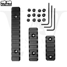 Keymod Picatinny Weaver Rail Section Aluminum 5 7 11 Slot 2