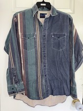 Wrangler Brushpopper Western Vintage Shirt 16.5-35 Large picture