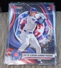 Pete Crow-Armstrong 2024 Bowman's Best #17 RC Rookie Card Chicago Cubs NL MVP picture