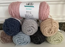 JOANN Big Twist HEATHER 4 Medium Worsted Yarn Acrylic Discontinued Assorted picture