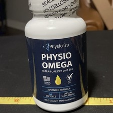 PhysioTru Physio Omega Ultra-Pura DPA DHA EPA ADVANCED FORMULA 60 Exp 06/28 picture