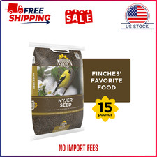 Audubon Park Nyjer Seed Wild Bird Food, Dry, 1 Count per Pack, 15 lb. Bag Seed picture