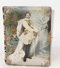 Antique Victorian Celluloid Photo Album Brass Clasp picture