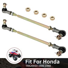 2Pcs Tie Rod End Kit For Honda TRX200SX 1986-1988 53521-HB3-770 53521-HB3-000 picture