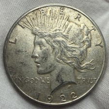 *Better* 1922-S Peace Silver Dollar (VF) Priced At Melt Value, Plus Shipping picture