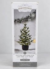 Wondershop Target 3’ Potted Balsam Fir LED Christmas Tree Pre-lit 210 Tips 35 WW picture