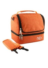 Universal Lunch Bag with Nex Double Dual Decker Level Cooler Insulated *L@@k* picture