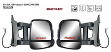Pair Left+Right Side Door Mirror Long Extended Arm Power For 10-24 RAM Promaster picture