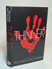 Thinner Stephen King Richard Bachman 1984 HC/DJ Book Club Edition Fine/VG picture