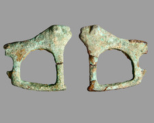 Ancient Near East Bronze Panther Idol 38mm c. 1200-600 BC COA Antiquity wCOA picture