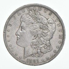 VF 1891 (P) Morgan Silver Dollar (1 coin) picture