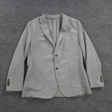 Bonobos Blazer Mens 42R Gray Unstructured Marzotto Italian Wool Athletic Jacket picture