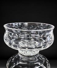 Waterford Crystal Footed Bowl - Etched Star Design, 5.5