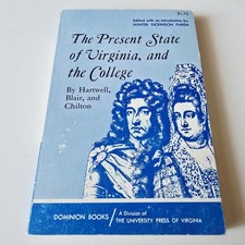 1964 VINTAGE - The Presen State Of Virginia And The College (Dominion Books) picture