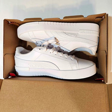 PUMA Court Sneaker Women's White Low Top Lace Up Logo Solid Athletic Sneaker picture