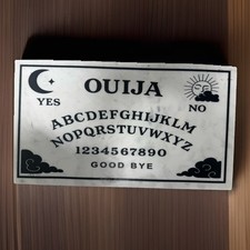 Marble Oracle OUIJA Board Halloween Serving Tray Charcuterie Cheese Board NEW picture