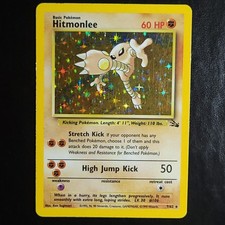 Hitmonlee 7/62 Fossil Holo (LP) picture