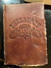 1971 Webster’s New World Thesaurus Charlton Laird LeatherKraft Vintage Book picture