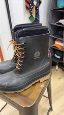 BATA Men's Mickey Mouse Boots Extreme Cold Weather Rubber Black 8 made in USA picture