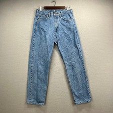 Carhartt Jeans Mens 32x30 Blue Denim Relaxed Fit B17-STW Work Utility Street Y2K picture