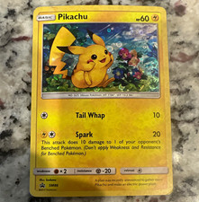Pikachu SM86 SM Holo Promo English 2017 Basic Pokemon TCG Card 60 HP picture