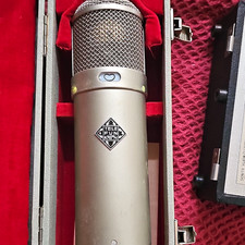 Telefunken U47 Vintage Large Diaphragm Condenser Mic Cardioid Silver w/ Case picture