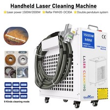 1500W/2000W Fiber Laser Cleaning Machine Laser Remove Rust/Oil/Paint Cleaner US picture