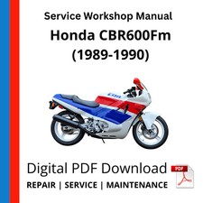 Honda CBR600Fm (1989-1990) Service Workshop Manual picture