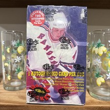 1994-95 CLASSIC HOCKEY DRAFT PICKS Factory Sealed Autograph Guaranteed picture