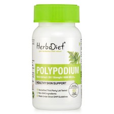Polypodium Leucotomos (PLE) 20:1 Extract Capsules Immune Support Skin Health picture