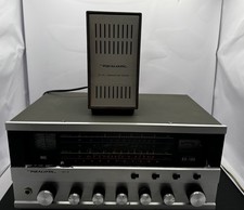 Realistic DX-160 Communications Receiver W/ SP-150 Speaker Untested Powers On picture